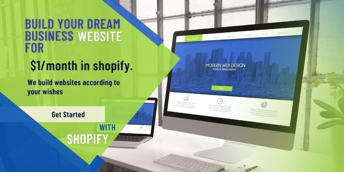 Build your dream business in shopify.