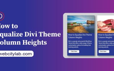 How to Equalize Divi Theme Column Heights