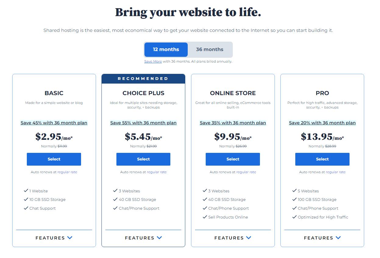 Bluehost Review in Details for Shared Hosting
