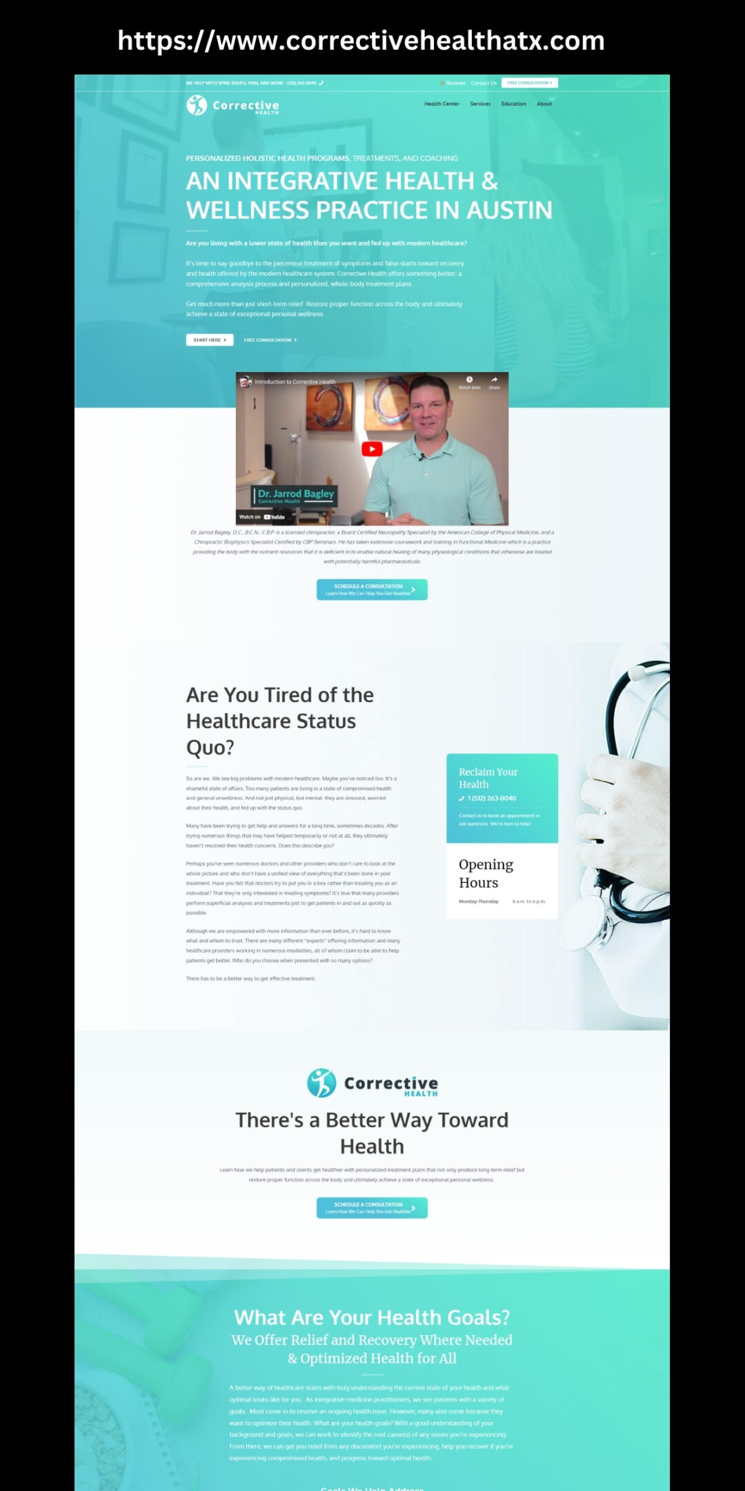 Transform Your Online Presence with Web City Lab: CorrectiveHealthATX.com Success Story