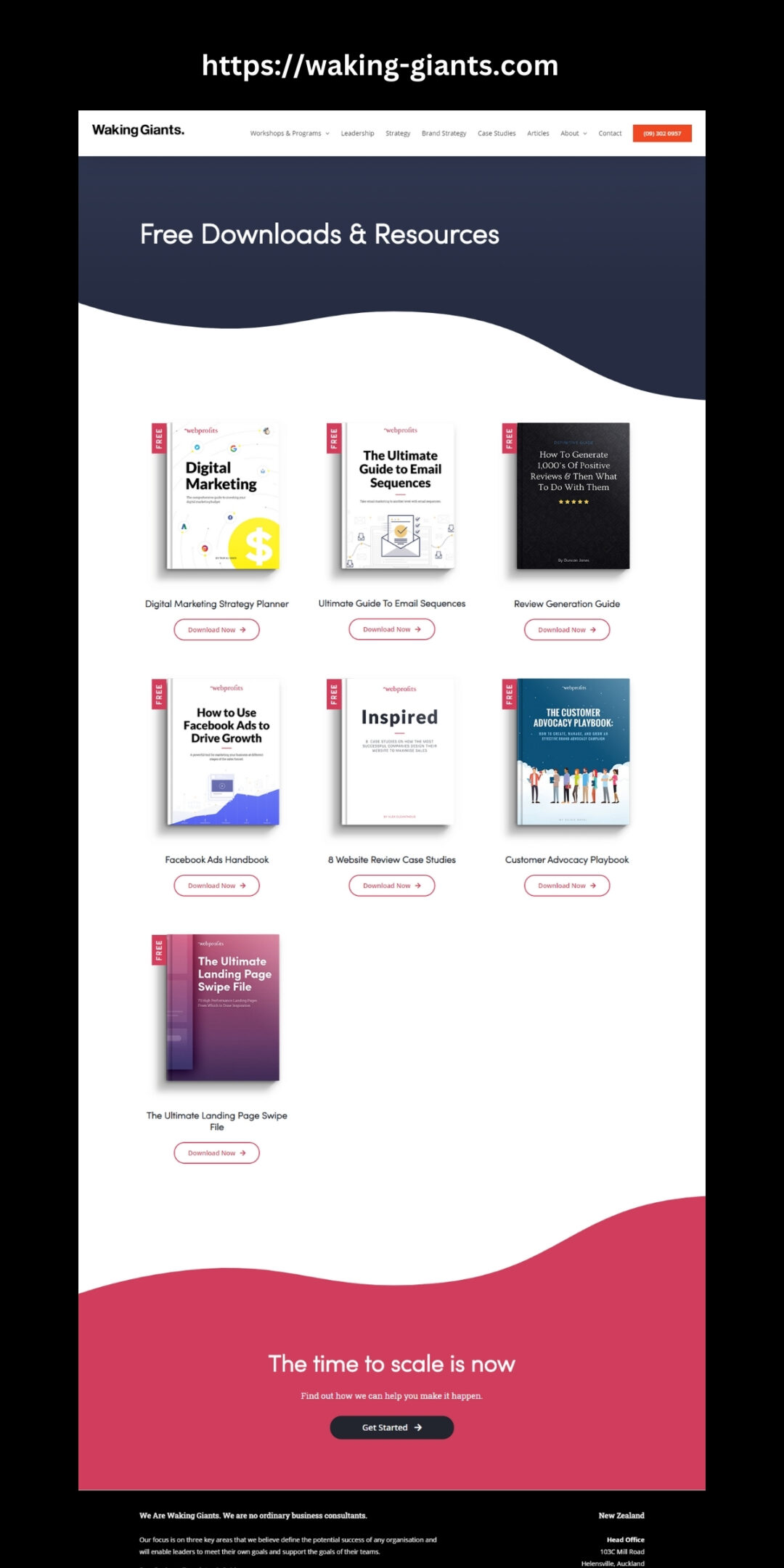 Elevate Your Online Presence with Web City Lab: Waking-Giants.com Success Story