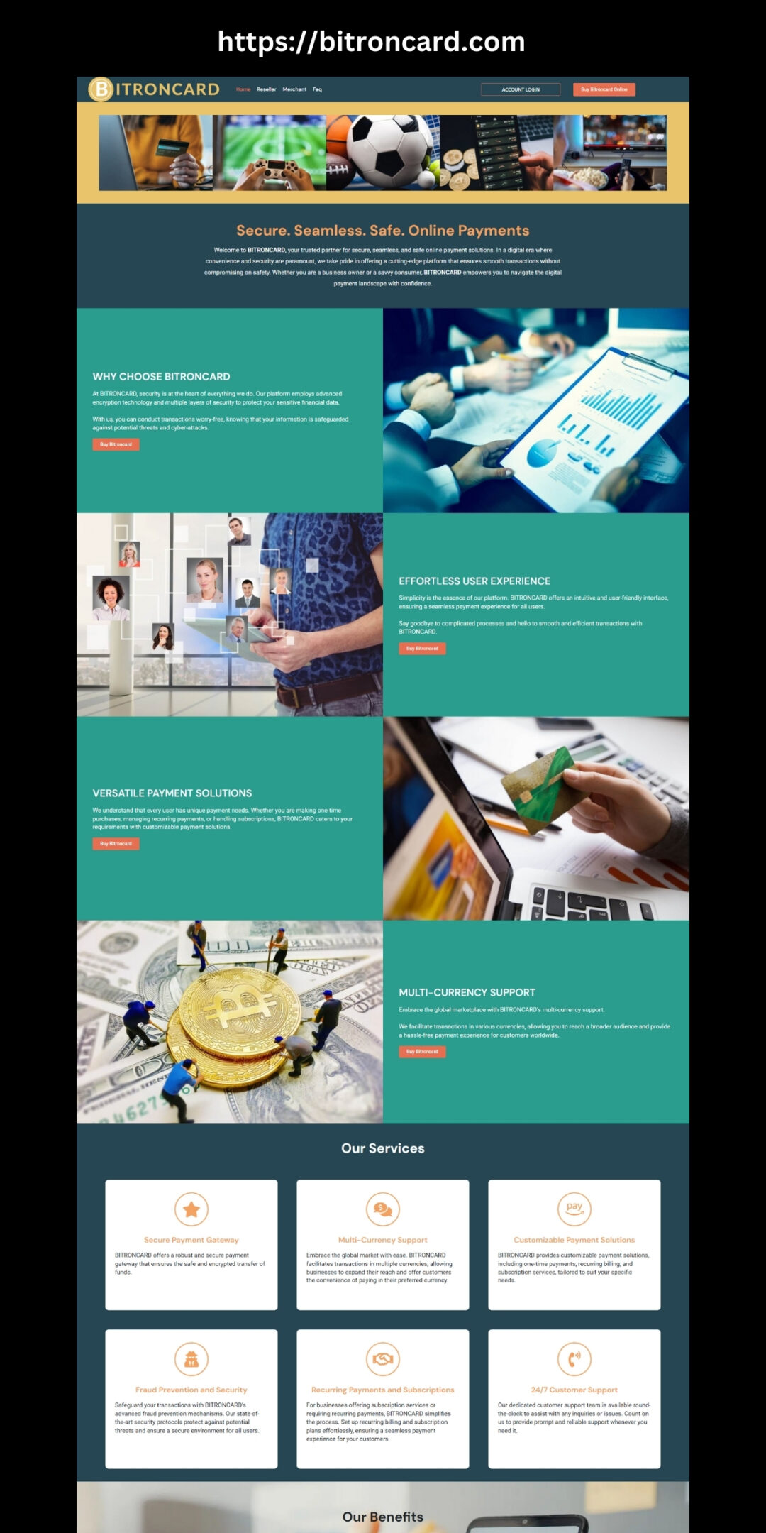 Elevate Your Online Presence with Web City Lab: Bitroncard.com Success Story