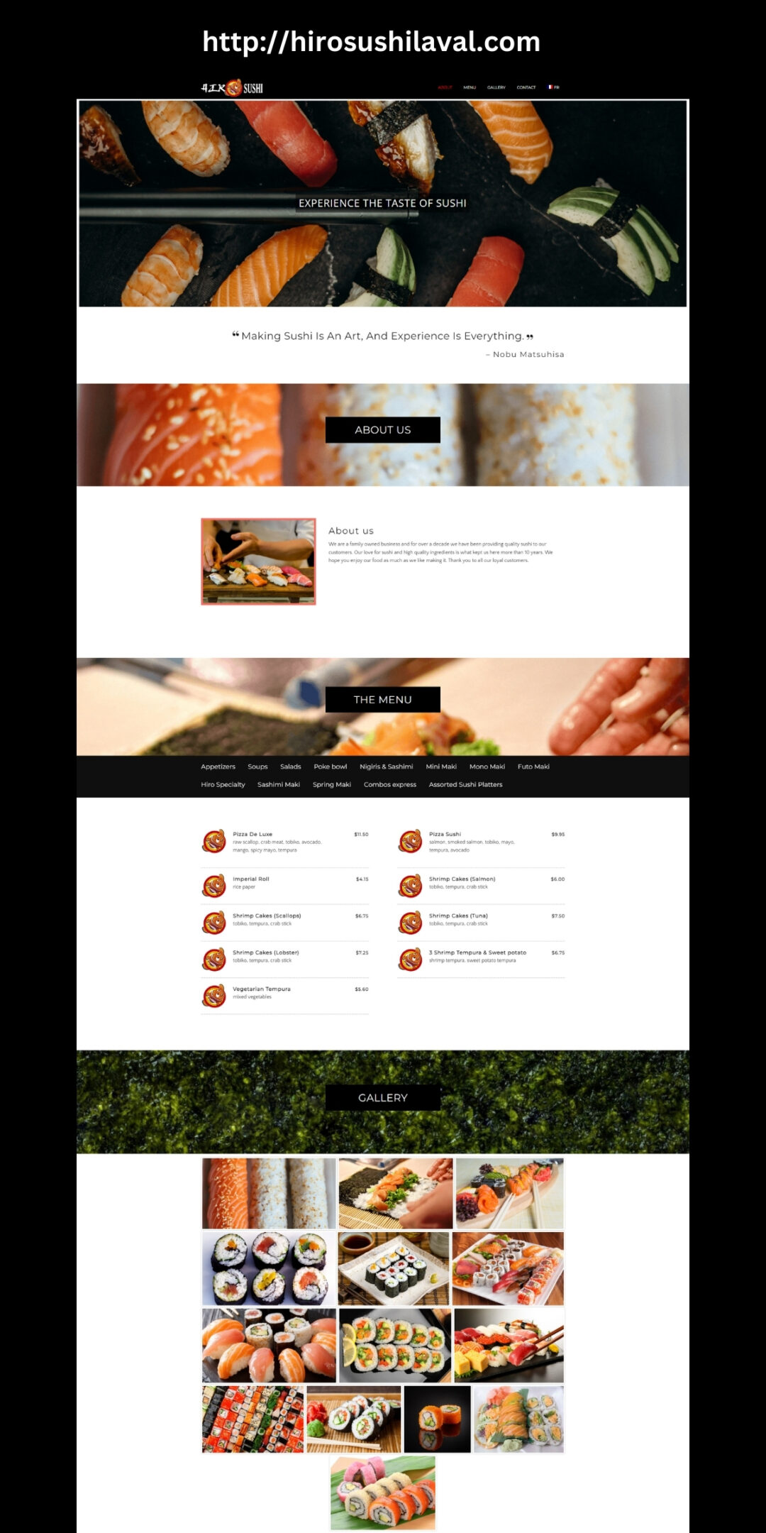 Elevate Your Online Presence with Web City Lab: HirosushiLaval.com Success Story