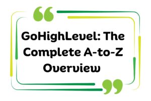 GO High Level Overview